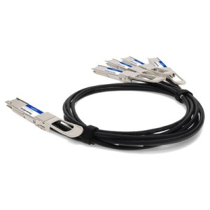 AddOn Networks DAC-Q56DD-4Q28-1M-AO InfiniBand/fibre optic cable 4xQSFP28 QSFP-DD Black, Silver