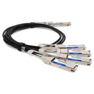 AddOn Networks DAC-Q56DD-4Q28-2-5M-AO InfiniBand/fibre optic cable 2.5 m 4xQSFP28 QSFP-DD Black, Silver