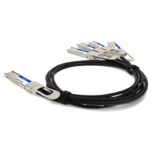 AddOn Networks DAC-Q56DD-4Q28-2M-AO InfiniBand/fibre optic cable 4xQSFP28 QSFP-DD Black, Silver