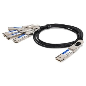 AddOn Networks DAC-Q56DD-4Q56-1M-AO InfiniBand/fibre optic cable 4xQSFP56 QSFP-DD Black, Silver