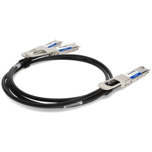 AddOn Networks DAC-Q56DD2Q282-5M-AO InfiniBand/fibre optic cable 2.5 m QSFP-DD 2x QSFP28 Black, Metallic