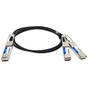 Dell DAC-Q56DD-2Q56-2-5M Compatible TAA Compliant 400GBase-CU QSFP-DD 400G to 2xQSFP56 200G PAM-4 Direct Attach Cable (Passive Twinax, 2.5m)