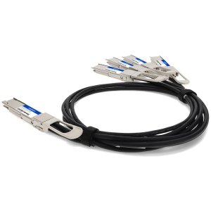 AddOn Networks DAC-Q56DD4Q282-5M-AO InfiniBand/fibre optic cable 2.5 m QSFP-DD 4x QSFP28 Black, Metallic