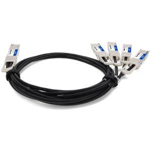 AddOn Networks DAC-Q56DD4Q282-5M-AO InfiniBand/fibre optic cable 2.5 m QSFP-DD 4x QSFP28 Black, Metallic