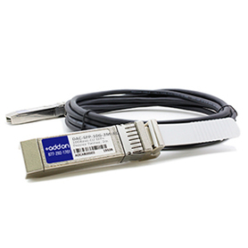 AddOn Networks 2m, 2xSFP+ InfiniBand/fibre optic cable SFP+ Black