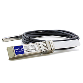 AddOn Networks 7m, 2xSFP+ InfiniBand/fibre optic cable SFP+ Black