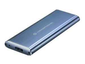 Conceptronic DDE03G storage drive enclosure SSD enclosure Grey M.2