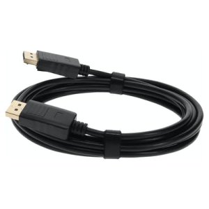 15ft DisplayPort 1.2 Male to DisplayPort 1.2 Male Black Cable For Resolution Up to 3840x2160 (4K UHD)