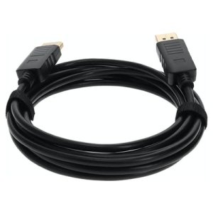 15ft DisplayPort 1.2 Male to DisplayPort 1.2 Male Black Cable For Resolution Up to 3840x2160 (4K UHD)