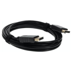 15ft DisplayPort 1.2 Male to DisplayPort 1.2 Male Black Cable For Resolution Up to 3840x2160 (4K UHD)