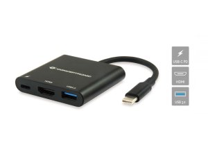 Conceptronic DONN01B laptop dock/port replicator USB 3.2 Gen 1 (3.1 Gen 1) Type-C Black