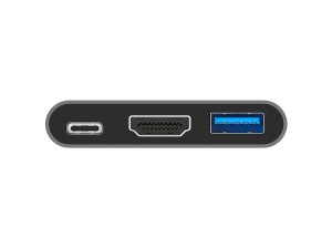 Conceptronic DONN 3-in-1 Multifunctional USB-C Adapter, HDMI, USB 3.0, 60W USB PD