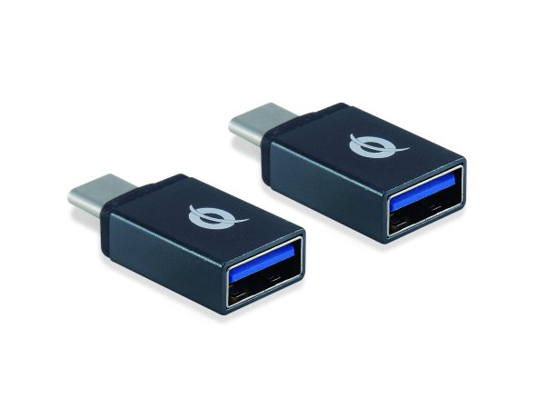 Conceptronic DONN USB-C to USB-A OTG Adapter 2-Pack