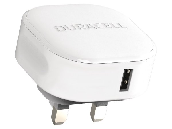 Duracell DRACUSB12W-UK mobile device charger White