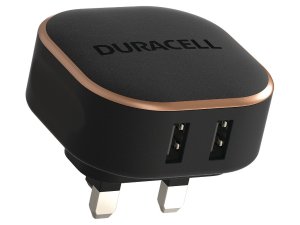 Duracell DRACUSB14-UK mobile device charger Black