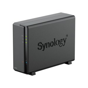 Synology DiskStation DS124 NAS Desktop Realtek RTD1619B 1 GB DDR4 12 TB HDD DiskStation Manager Black