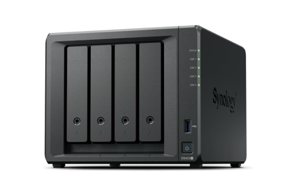 Synology DiskStation DS423+ NAS Desktop Intel® Celeron® J4125 2 GB DDR4 24 TB HDD DiskStation Manager Black