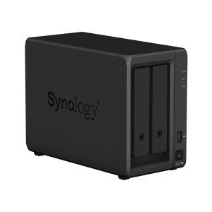 Synology DiskStation DS723+ NAS Desktop AMD Ryzen R1600 2 GB DDR4 12 TB HDD DiskStation Manager Black