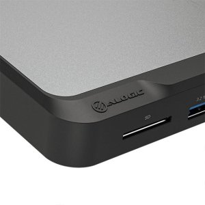 ALOGIC DUCH2 laptop dock/port replicator Wired USB 3.2 Gen 2 (3.1 Gen 2) Type-C Black, Grey