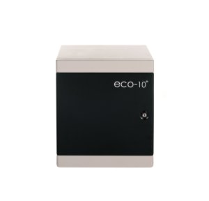 Compucharge Eco-10 - Storage & charging cabinet for up to 10 iPads or tablets. Includes wall fitting and 2 user keys additional / replacment keys can be ordered using part code 64003. Supplied by Hypertec.