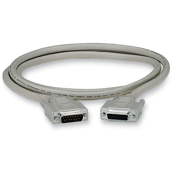 Black Box EGM16T-0015-MF serial cable Grey 4.5 m DB15