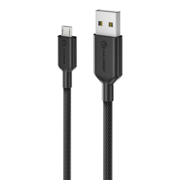 ALOGIC ELPAMB12-BK USB cable USB 2.0 1.2 m USB A Micro-USB B 0.48 Gbit/s Black