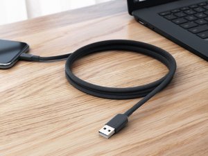 ALOGIC 1m Elements Pro USB 2.0 USB-A to USB-C Cable- Black