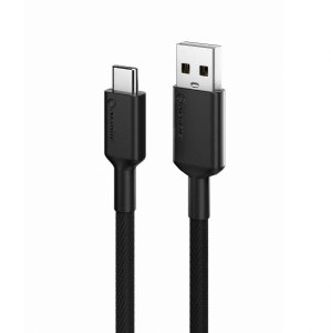 ALOGIC 1m Elements Pro USB 2.0 USB-A to USB-C Cable- Black