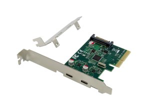 Conceptronic EMRICK 2-Port USB 3.2 Gen 2 Type-C PCIe Card