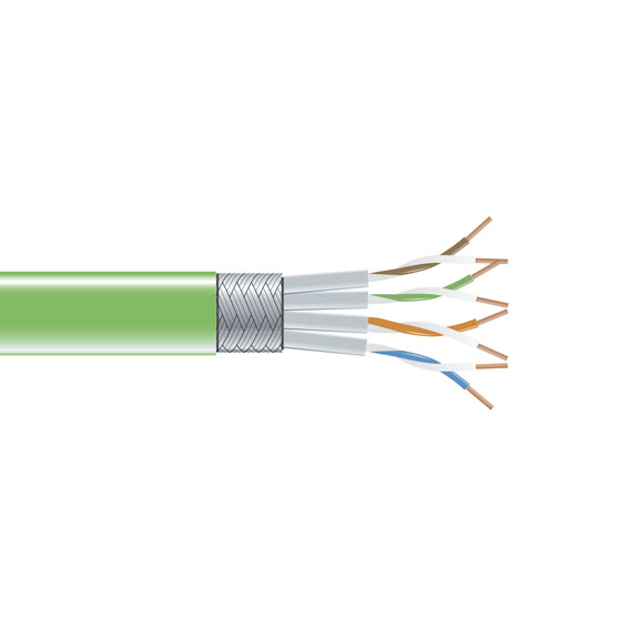 Black Box Cat6, 30m networking cable Green S/FTP (S-STP)