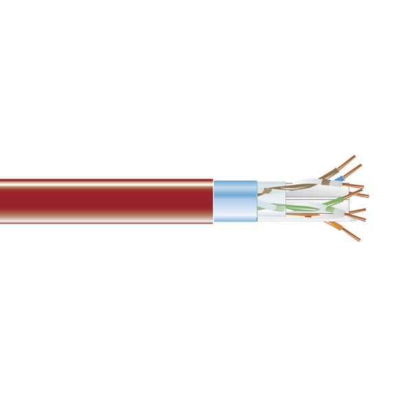 Black Box EVNSL0606A-1000 networking cable Red 304.8 m Cat6 F/UTP (FTP)