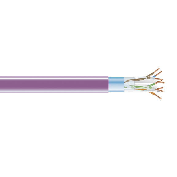 Black Box EVNSL0609A-1000 networking cable Violet 304.8 m Cat6 F/UTP (FTP)