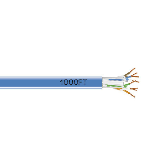 Black Box EYN870A-PB-1000 networking cable Blue 304.8 m Cat6