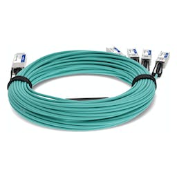 AddOn Networks FCBN510QE2C20-AO InfiniBand/fibre optic cable 20 m QSFP+ 4xSFP+ Aqua colour, Silver