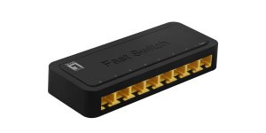 LevelOne FEU-0812 network switch Unmanaged Fast Ethernet (10/100) Black