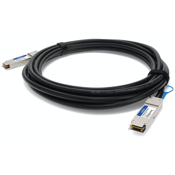 AddOn Networks FG-TRAN-QSFP+SR-PDAC2M-AO InfiniBand/fibre optic cable 2 m Black, Silver