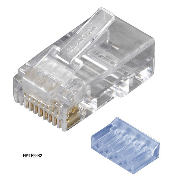 Black Box FMTP6-R2-10PAK wire connector RJ-45 Transparent