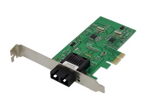 LevelOne Fast Ethernet Fiber PCIe Network Card, 1 x SC Multi-Mode Fiber