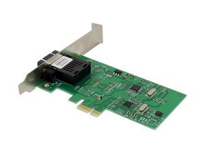 LevelOne Fast Ethernet Fiber PCIe Network Card, 1 x SC Multi-Mode Fiber