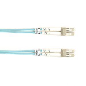 Black Box FO10G-LSZH-001M-LCLC InfiniBand/fibre optic cable 1 m LC OM3 Aqua colour