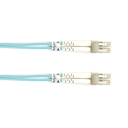 Black Box FO10G-LSZH-002M-LCLC InfiniBand/fibre optic cable 2 m LC Aqua colour