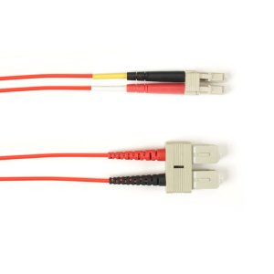 Black Box SC–LC 2m InfiniBand/fibre optic cable OM3 Red