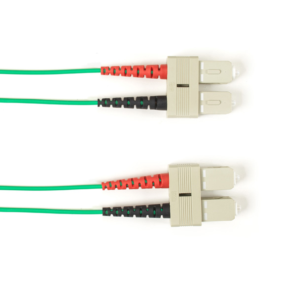 Black Box SC-SC 1m InfiniBand/fibre optic cable 2x SC OM3 Green