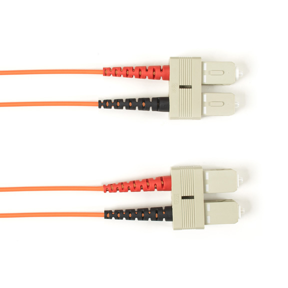 Black Box FOLZH10-001M-SCSC-OR InfiniBand/fibre optic cable 1 m SC OM3 Orange