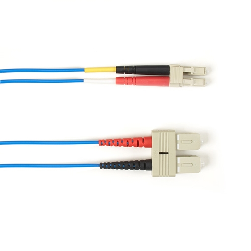 Black Box FOLZH62-002M-SCLC-BL InfiniBand/fibre optic cable 2 m SC LC OM1 Blue