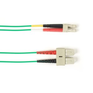 Black Box FOLZH62-005M-SCLC-GN InfiniBand/fibre optic cable 5 m SC LC OM1 Green