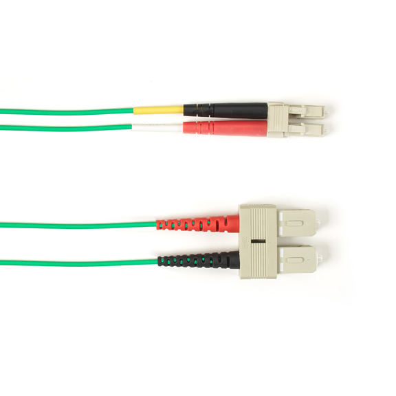 Black Box FOLZHM4-005M-SCLC-GN InfiniBand/fibre optic cable 5 m SC LC OM4 Green