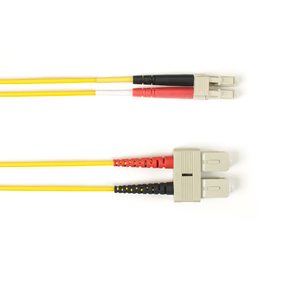 Black Box FOLZHSM-002M-SCLC-YL InfiniBand/fibre optic cable 2 m SC LC OS2 Yellow