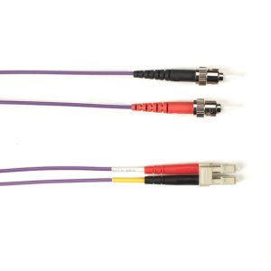 Black Box FOLZHSM-002M-STLC-VT InfiniBand/fibre optic cable 2 m ST LC OS2 Violet