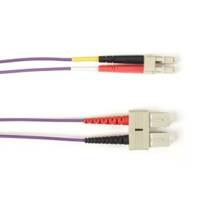 Black Box FOLZHSM-003M-SCLC-VT InfiniBand/fibre optic cable 3 m SC LC OS2 Violet